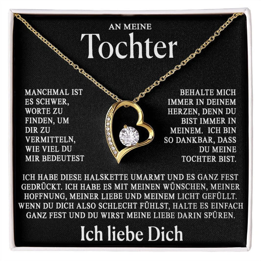 An meine Tochter - Herz - Gold