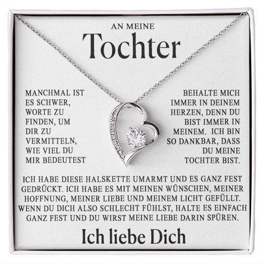 An meine Tochter - Herz - Silber