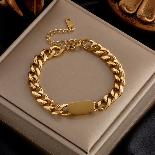 Gold-Gourmet-Armband - Ein Geschenk, das sie in ihrem Herzen bewahren wird